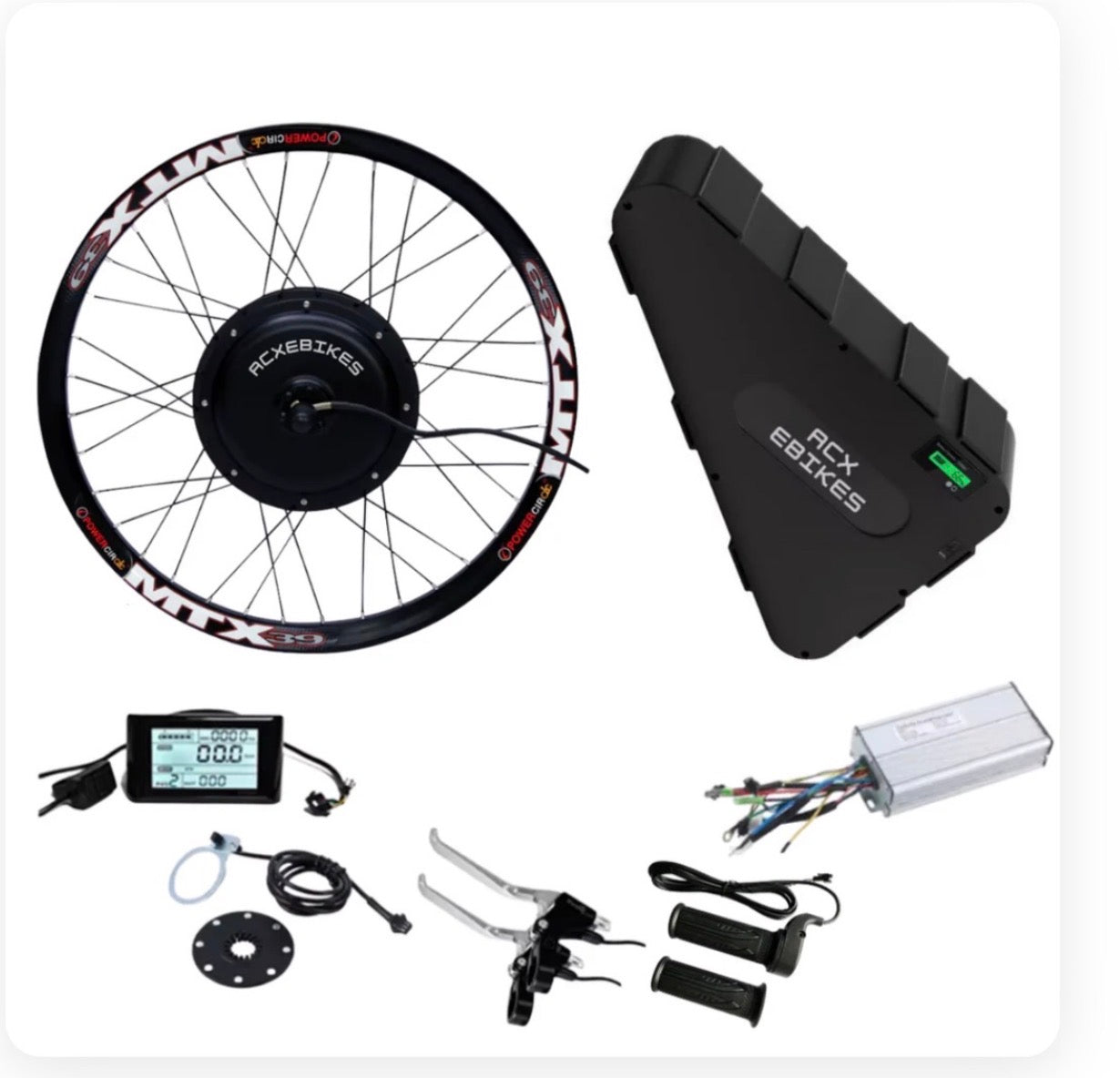 1500 watt electric bicycle conversion kit 48V 1500W Geared Ebike Kits 55km/h or 35mph max speed 20 - 29 inch Waterproof